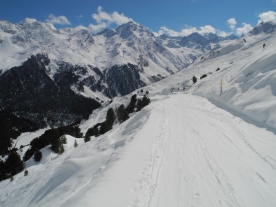 Lüsener Villerspitze voraus